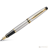 Waterman Expert Fountain Pen - Stainless Steel - Gold Trim-Pen Boutique Ltd