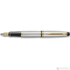 Waterman Expert Fountain Pen - Stainless Steel - Gold Trim-Pen Boutique Ltd