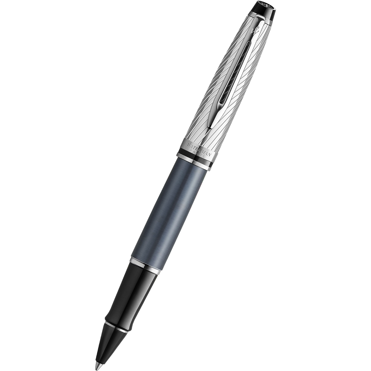 Waterman Expert Rollerball Pen - Metallic Stone Grey (Deluxe)-Pen Boutique Ltd