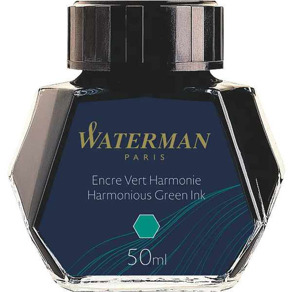 Waterman Harmonious Green - 50ml Bottled Ink-Pen Boutique Ltd