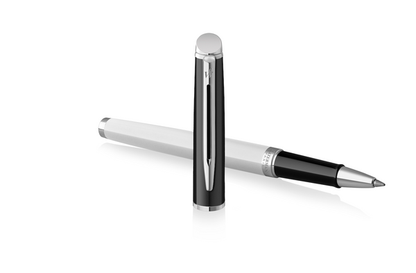 Waterman Hemisphere Rollerball Pen - Colour Blocking Black & White-Pen Boutique Ltd