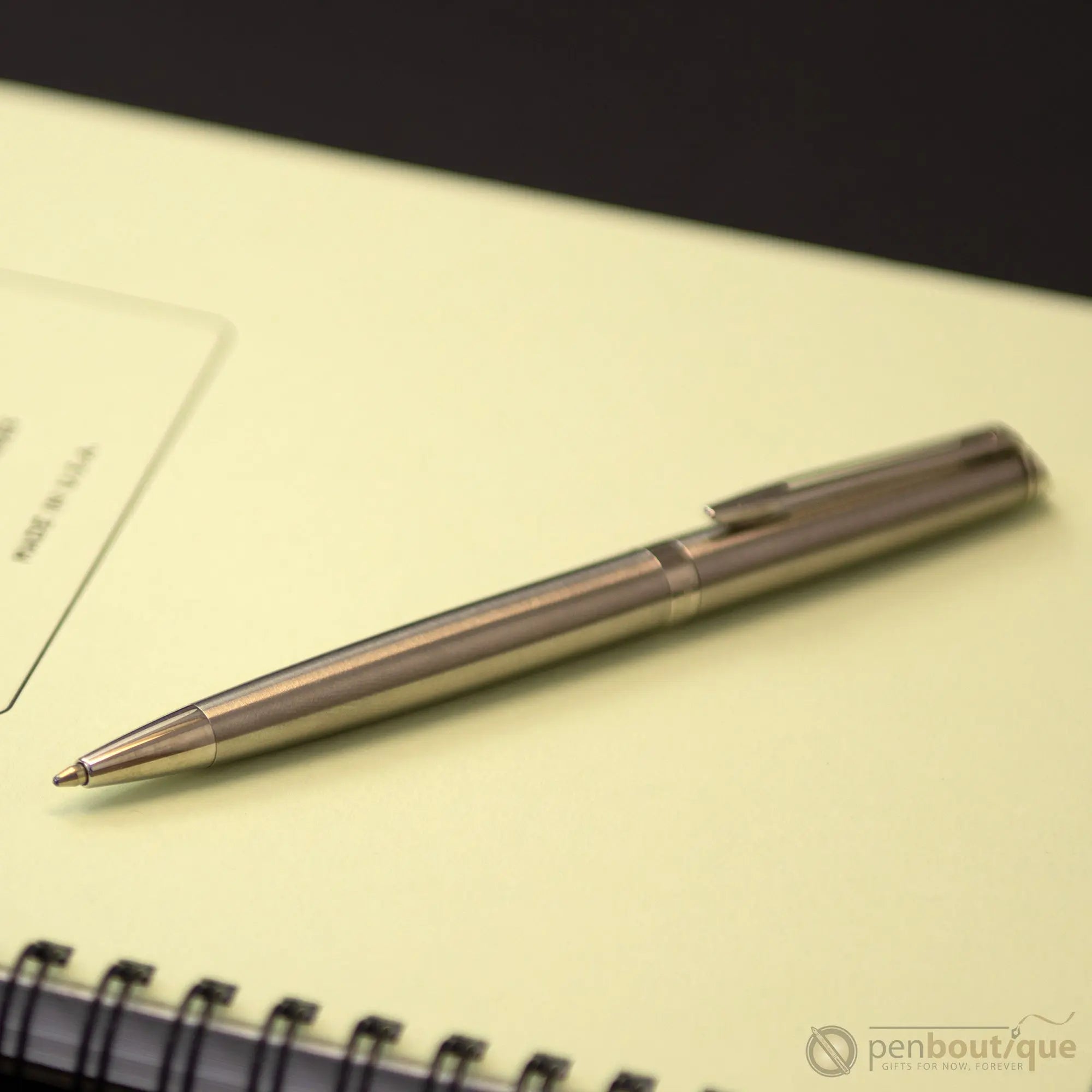 Waterman Hemisphere Stainless Steel CT Ballpoint Pen-Pen Boutique Ltd