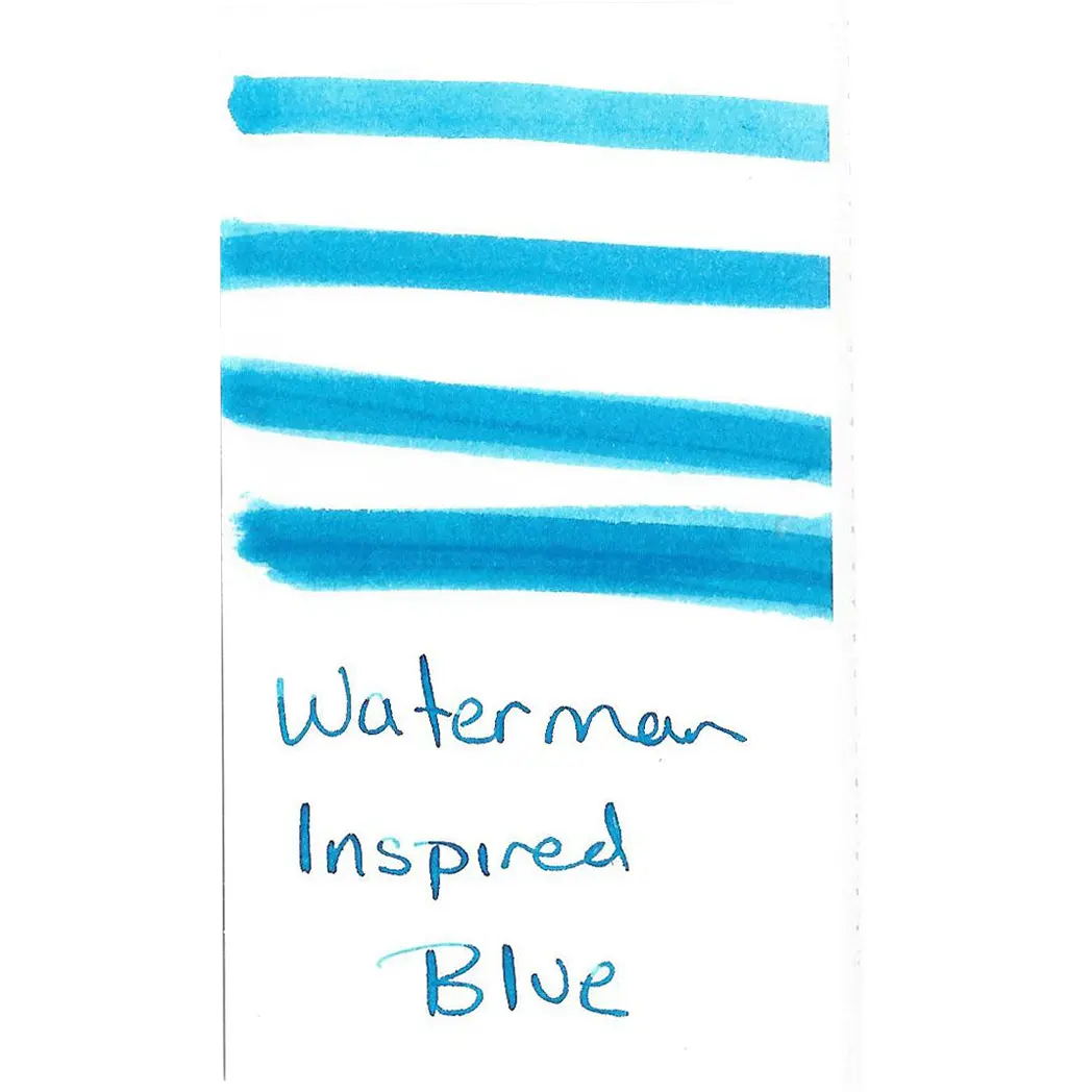 Waterman Inspired Blue - 50ml Bottled Ink-Pen Boutique Ltd