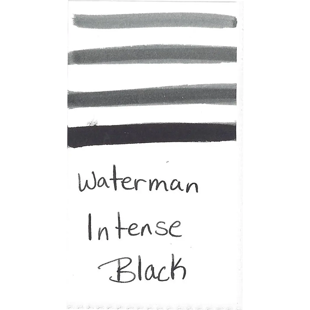 Waterman Intense Black - 50ml Bottled Ink-Pen Boutique Ltd