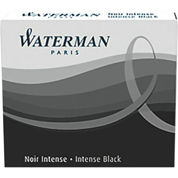 Waterman Intense Black - Ink Cartridges-Pen Boutique Ltd