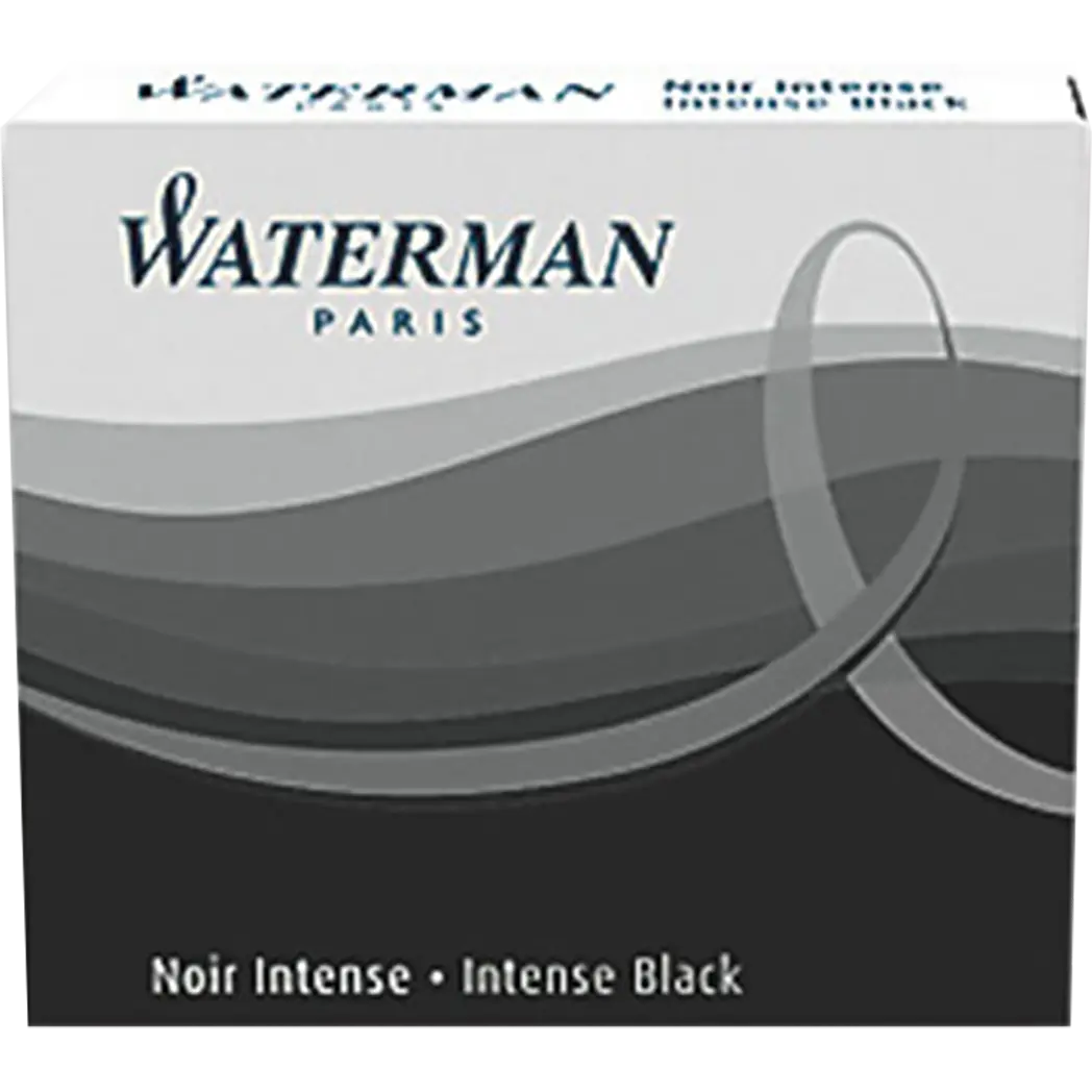 Waterman Intense Black - Ink Cartridges-Pen Boutique Ltd