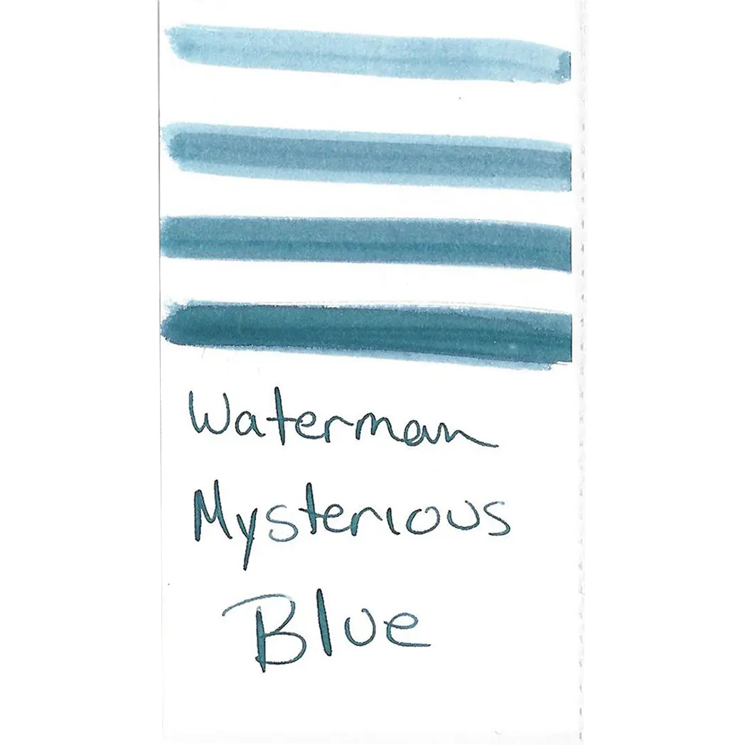 Waterman Mysterious Blue - 50ml Bottled Ink-Pen Boutique Ltd