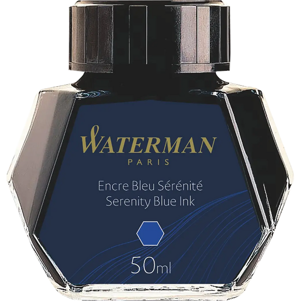 Waterman Serenity Blue - 50ml Bottled Ink-Pen Boutique Ltd