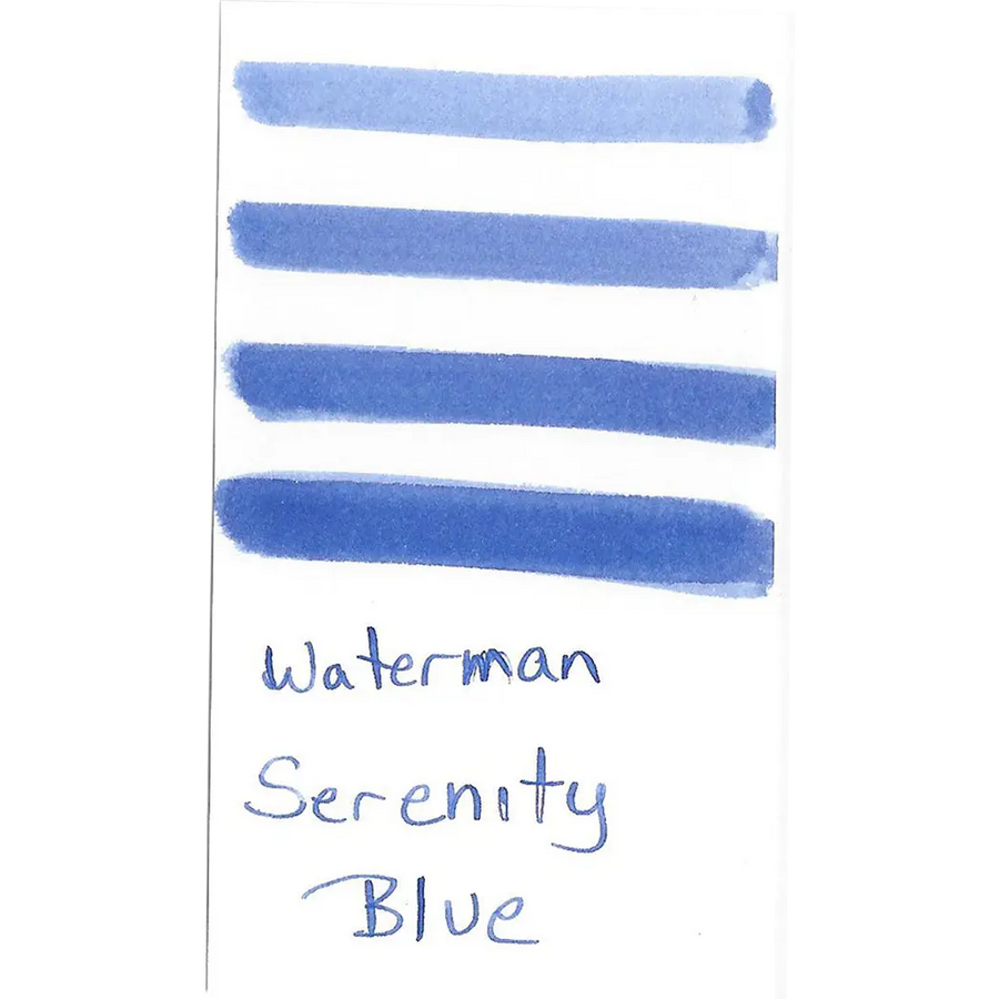 The Waterman 50ml Ink Bottle Serenity Blue Pen Boutique Ltd