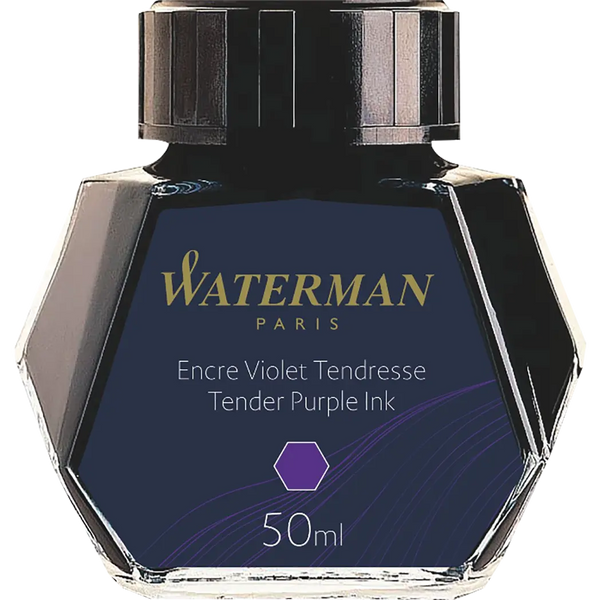 Waterman Tender Purple - 50ml Bottled Ink-Pen Boutique Ltd