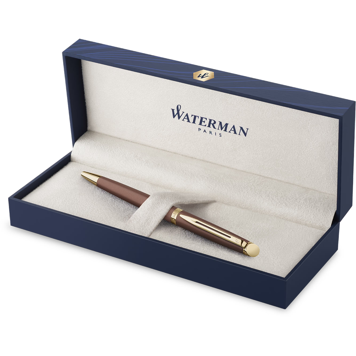 Waterman Hémisphère Ballpoint Pen - Understated Edit Metallic Copper Red-Pen Boutique Ltd