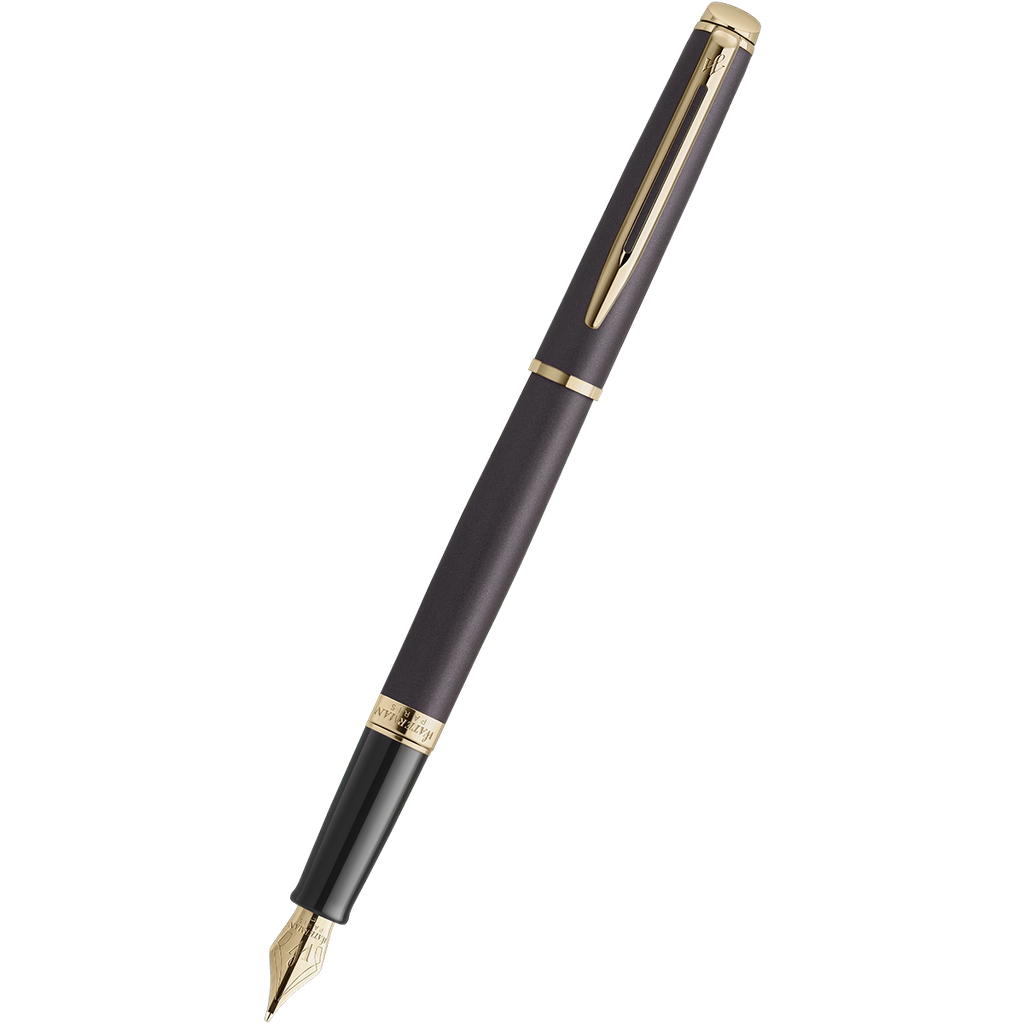 Waterman Hémisphère Fountain Pen - Understated Edit Lava Black - Medium Nib-Pen Boutique Ltd
