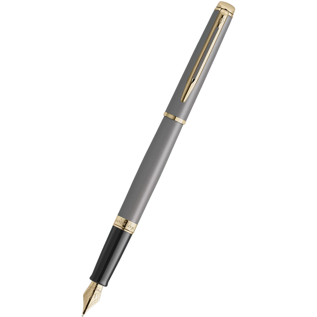 Waterman Hémisphère Fountain Pen - Understated Edit Metallic Grey - Medium Nib-Pen Boutique Ltd