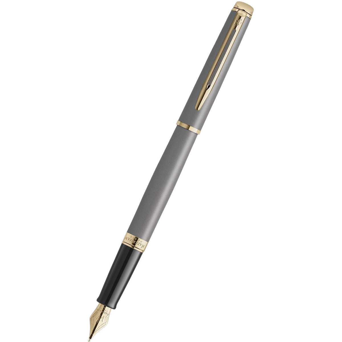 Waterman Hémisphère Fountain Pen - Understated Edit Metallic Grey - Medium Nib-Pen Boutique Ltd