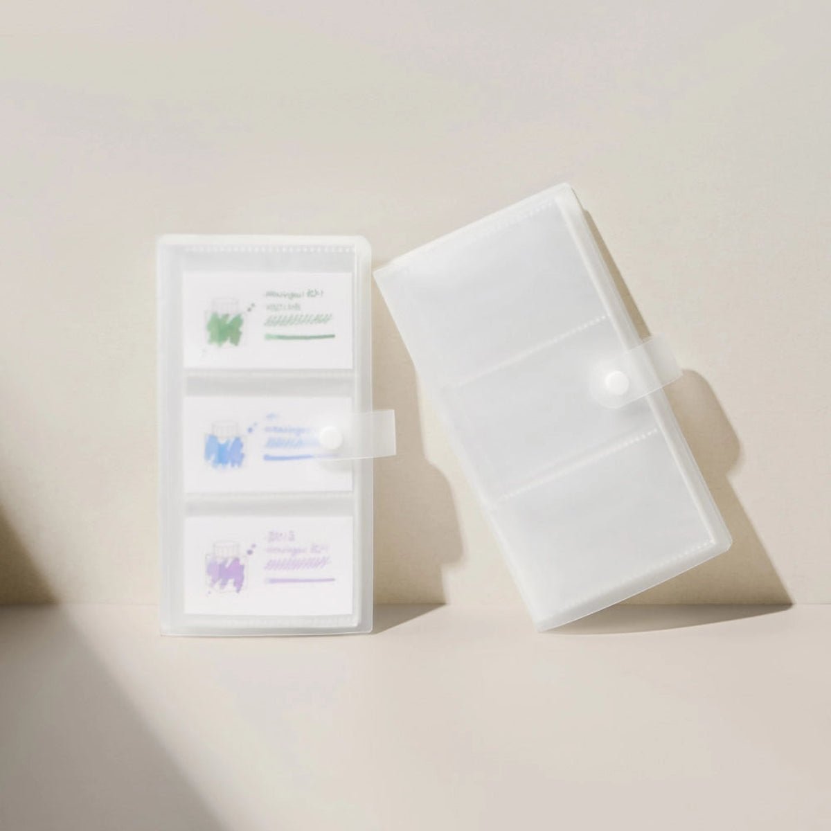 Wearingeul Transparent Colorchart Card Binder – Original (40 Sheets) - Pen Boutique Ltd