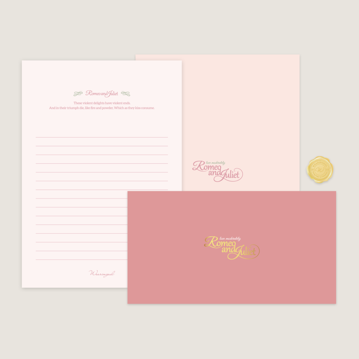 Wearingeul World Literature Letter Set – B6 Reservoir Paper Letter Writing Set-Pen Boutique Ltd