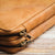 Yak Leather 26 Double Sided Zipped Pen Holder - Tan-Pen Boutique Ltd