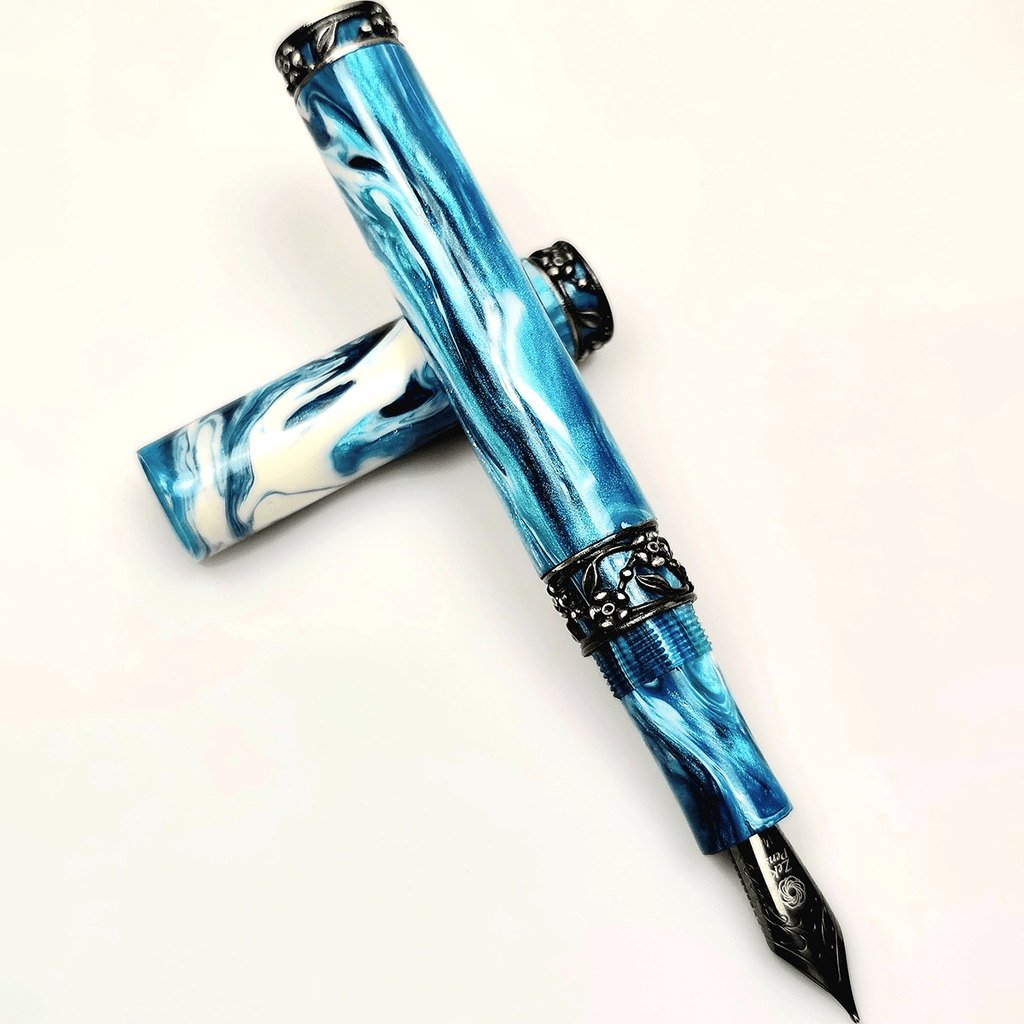 Zek Pens Nazende Fountain Pen - Jonathan Brooks Turkish Design VIII - Pen Boutique Ltd