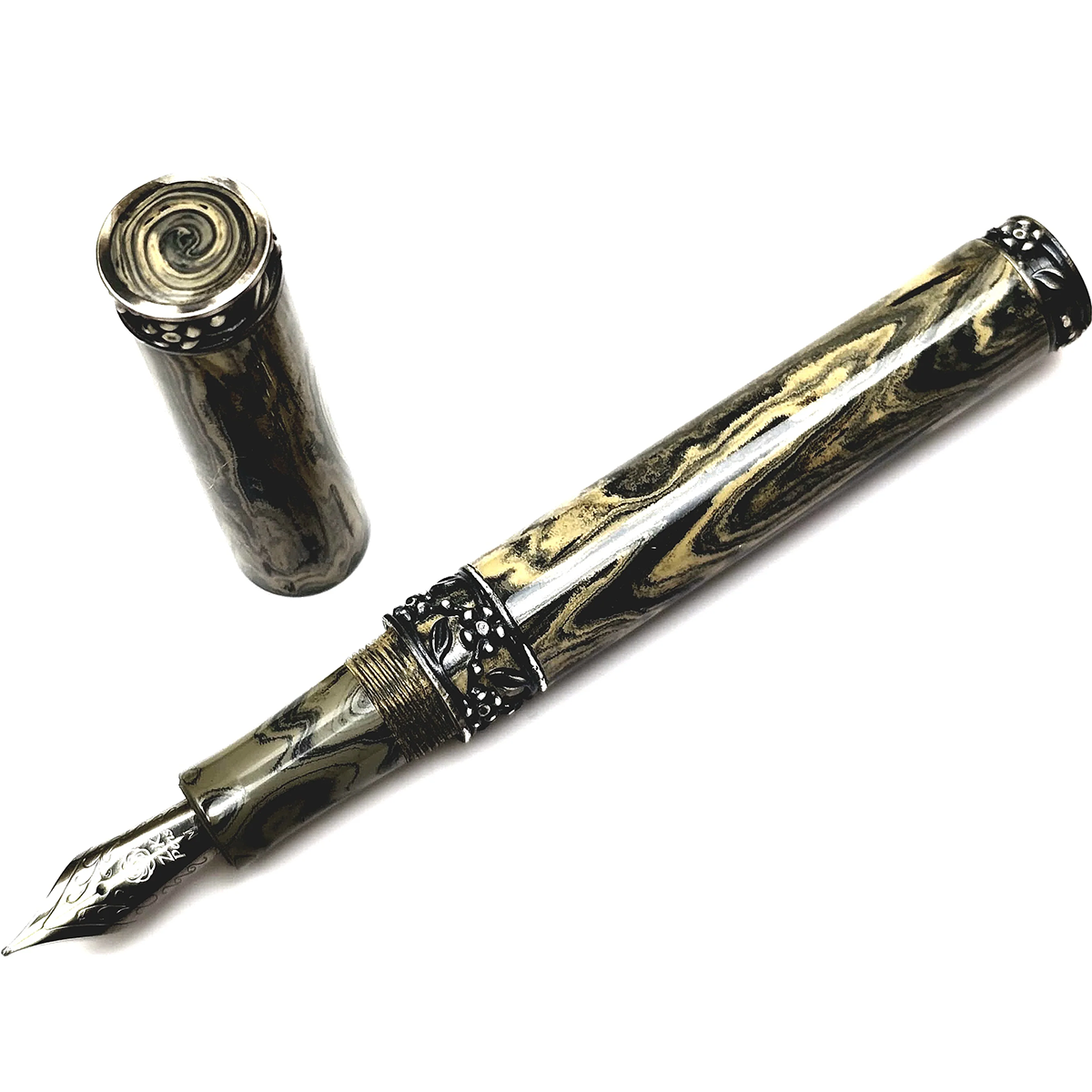 Zek Pens Nazende Fountain Pen - Jonathan Brooks Turkish Design XIII-Pen Boutique Ltd