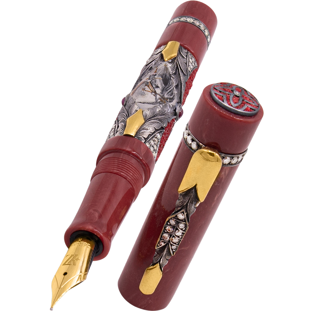 Zeki Karaca Jewellery Harman Fountain Pen - Black Horse (Limited Edition)-Pen Boutique Ltd