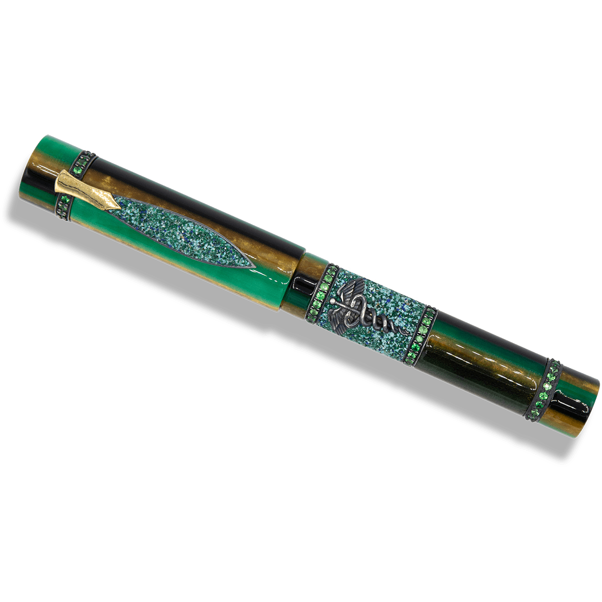 Zeki Karaca Jewellery Harman Fountain Pen - Emerald (Limited Edition) - Pen Boutique Ltd
