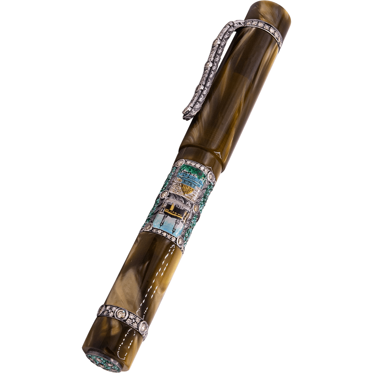 Zeki Karaca Jewellery Harman Fountain Pen - Mosaic Brown (Limited Edition) - Pen Boutique Ltd