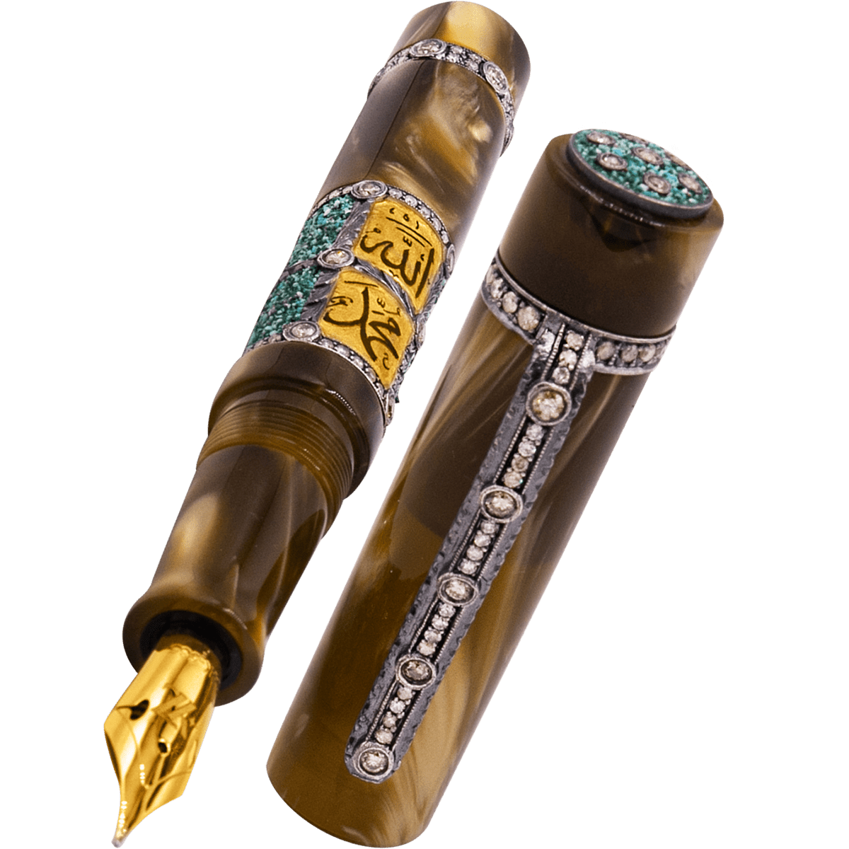 Zeki Karaca Jewellery Harman Fountain Pen - Mosaic Brown (Limited Edition) - Pen Boutique Ltd