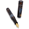 Zeki Karaca Jewellery Harman Fountain Pen - Rare Lapis Mosaic - Silver Trim - Pen Boutique Ltd