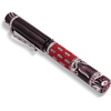Zeki Karaca Jewellery Harman Fountain Pen - Red - Silver Trim - Pen Boutique Ltd