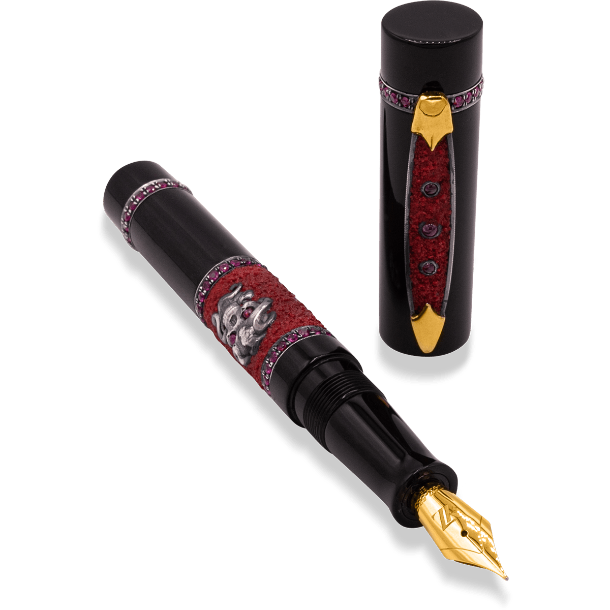 Zeki Karaca Jewellery Harman Fountain Pen - Ruby - Pen Boutique Ltd