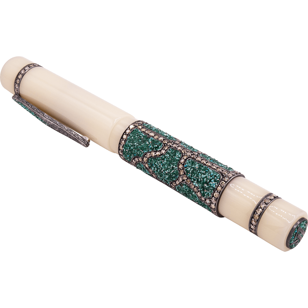 Zeki Karaca Jewellery Harman Fountain Pen - White - Pen Boutique Ltd