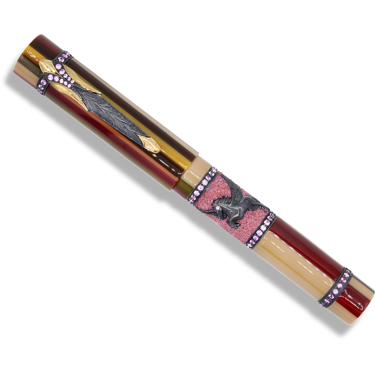 Zeki Karaca Jewellery Harman Fountain Pen - Black Horse (Limited Edition)