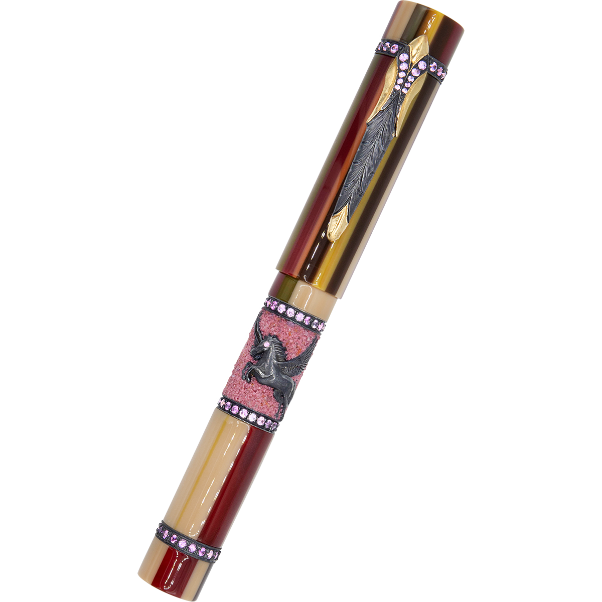 Zeki Karaca Jewellery Harman Fountain Pen - Black Horse (Limited Edition)