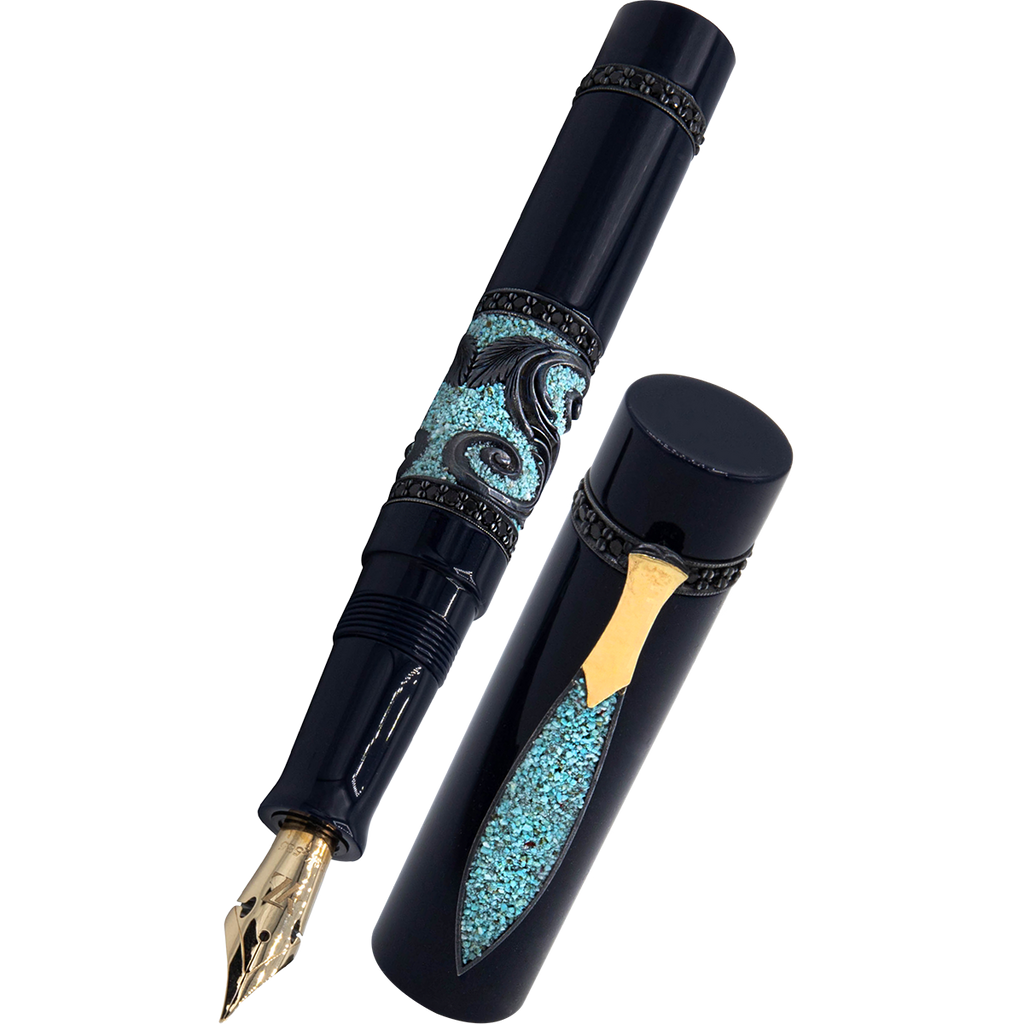 Zeki Karaca Jewellery Harman Fountain Pen - Black Spinel (Limited Edition)