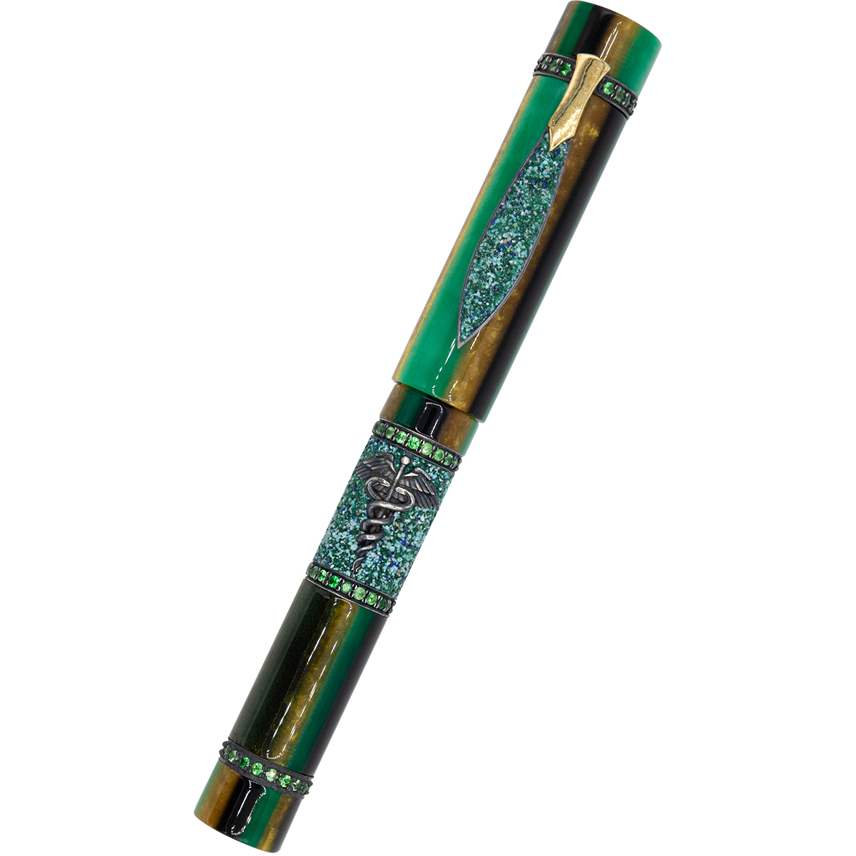 Zeki Karaca Jewellery Harman Fountain Pen - Emerald (Limited Edition)