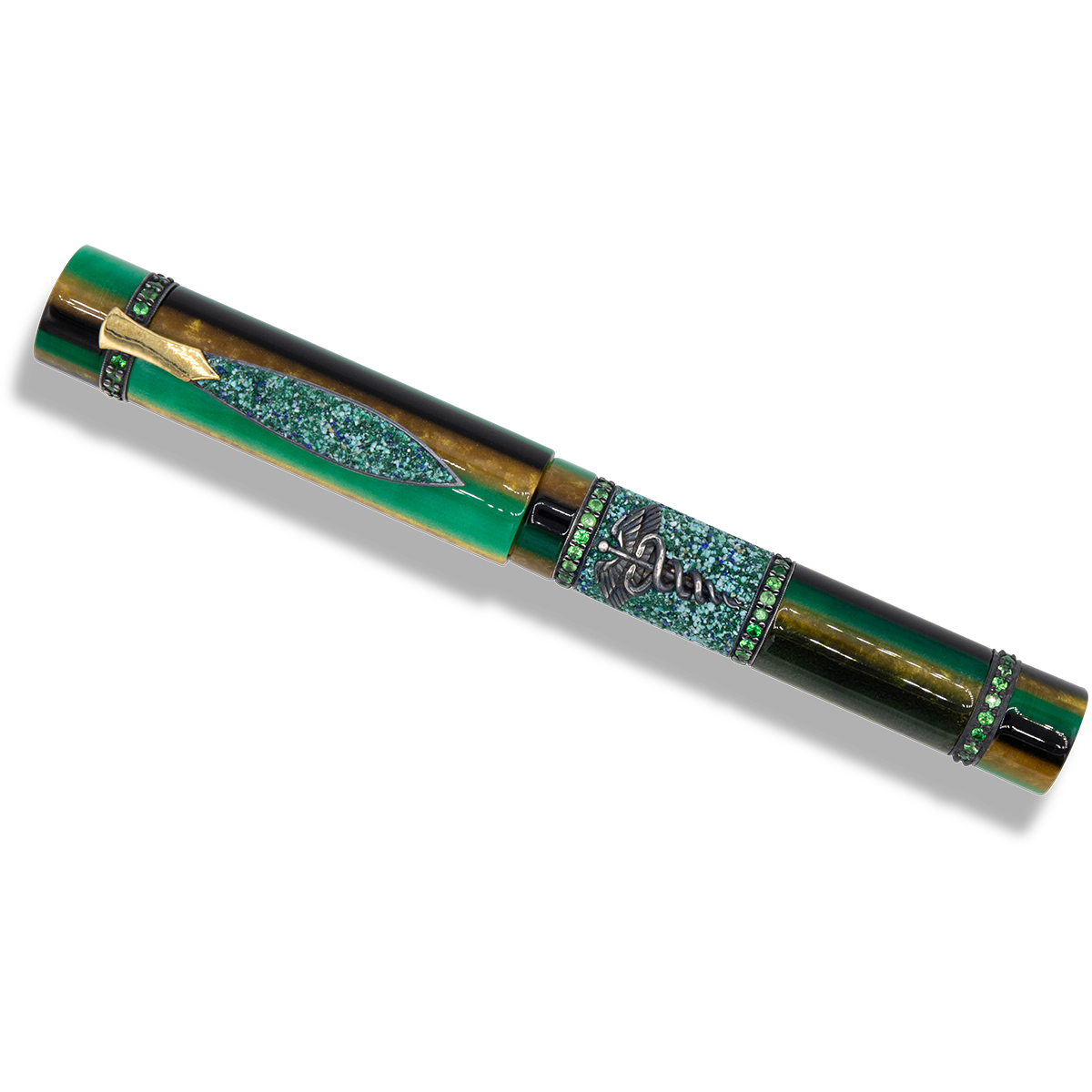 Zeki Karaca Jewellery Harman Fountain Pen - Emerald (Limited Edition)
