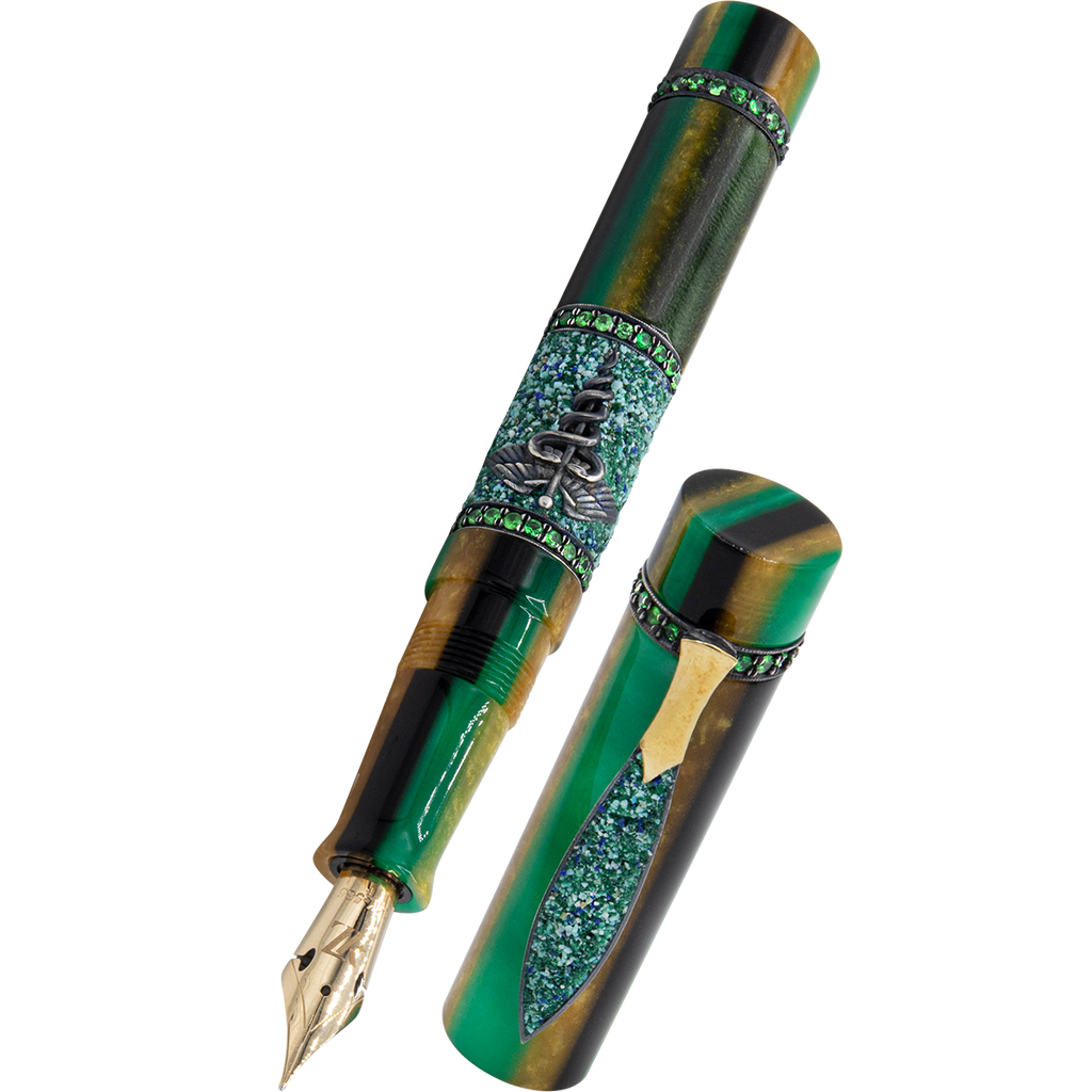 Zeki Karaca Jewellery Harman Fountain Pen - Emerald (Limited Edition)