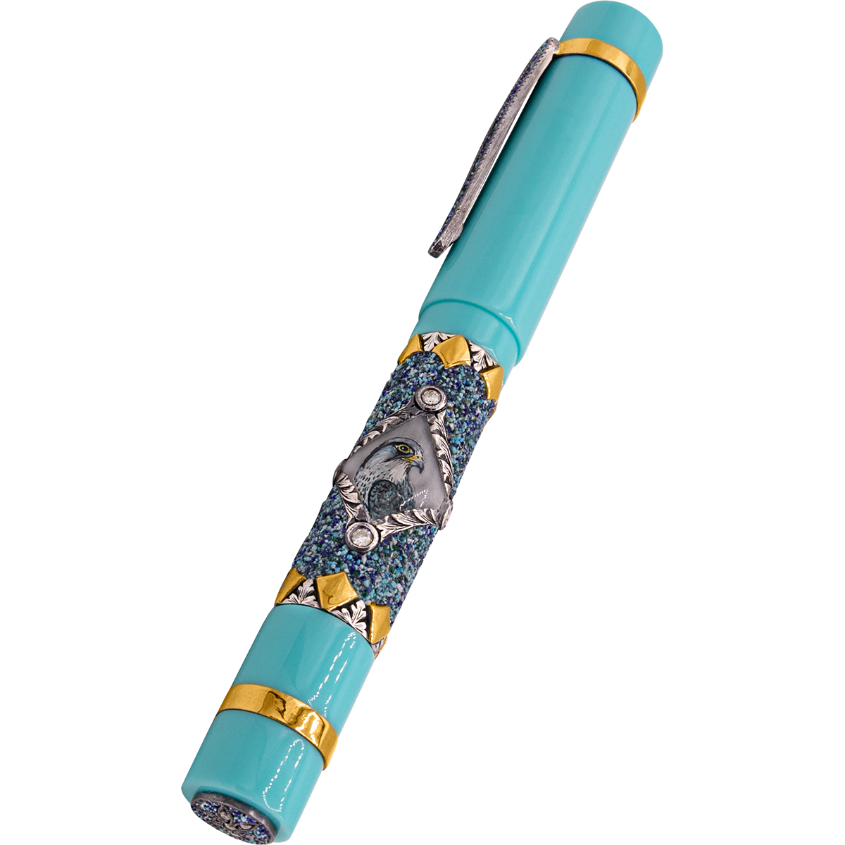 Zeki Karaca Jewellery Harman Fountain Pen - Sky Blue (Limited Edition)