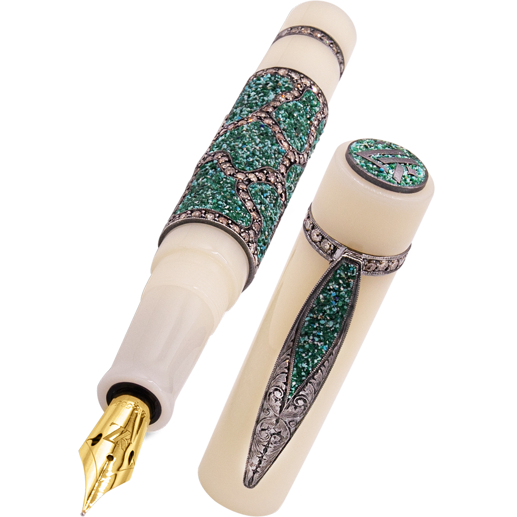 Zeki Karaca Jewellery Harman Fountain Pen - White