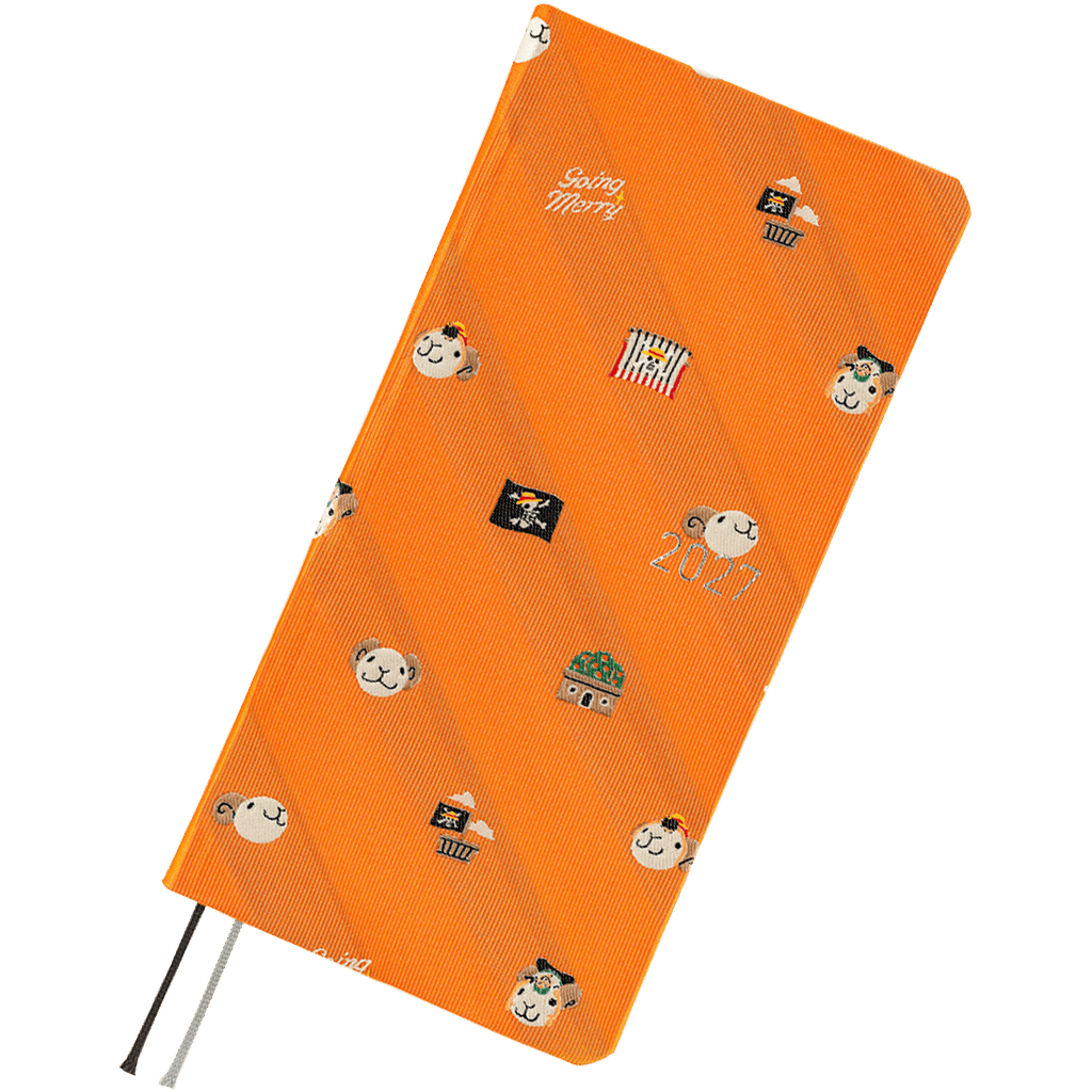 Hobonichi Light Hardcover English Book - ONE PIECE magazine: Very Very Merry! - Tall & Slim (Weeks - Jan Start) - Pen Boutique Ltd