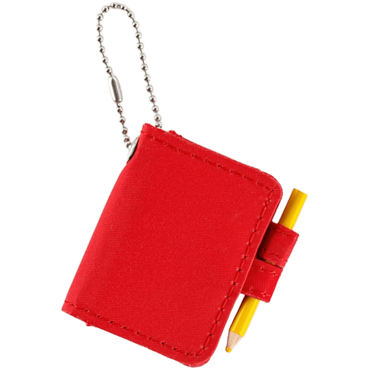 Hobonichi Techo Mini Keychain - Red Tiny Notebook x Red Pen Loop - Pen Boutique Ltd