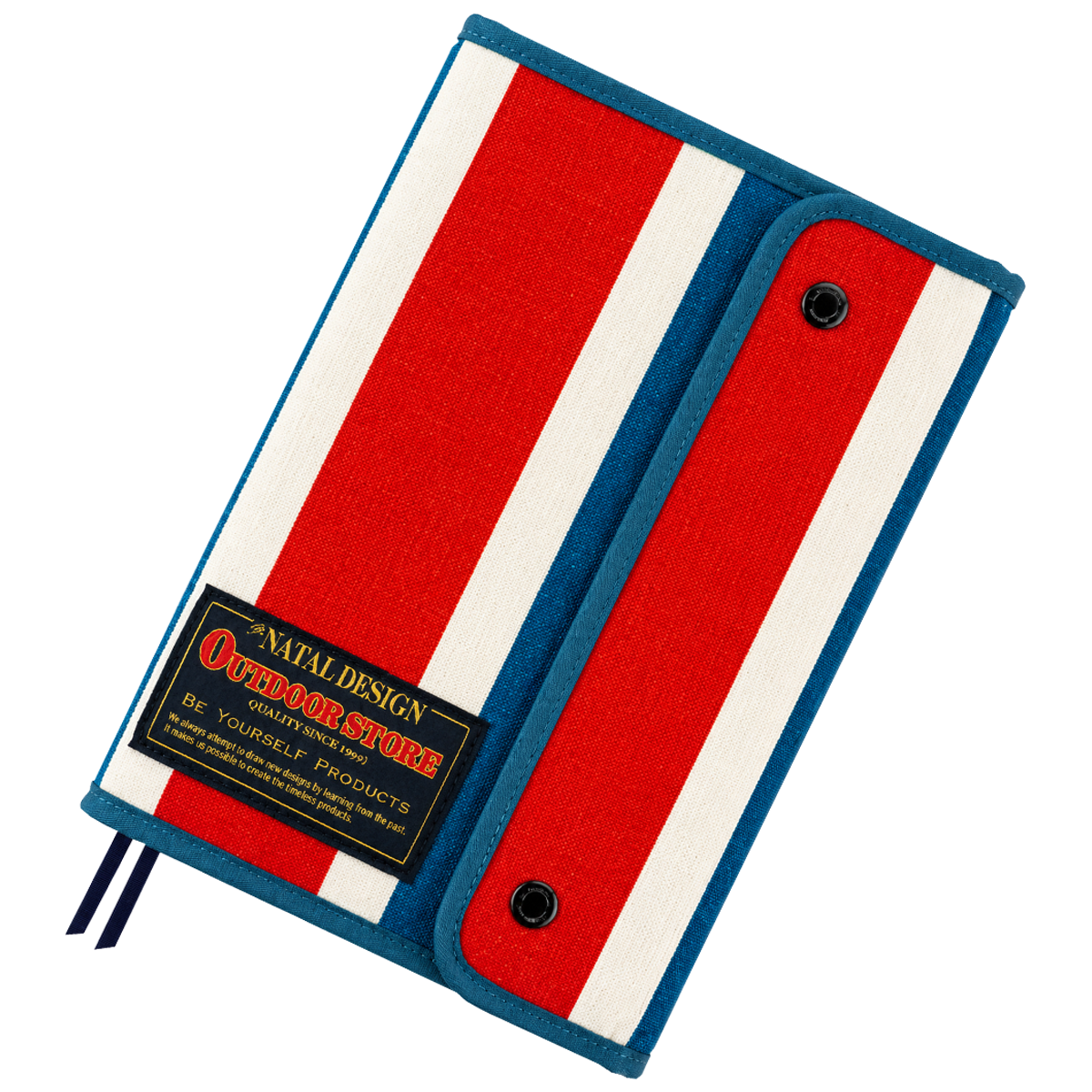 Hobonichi 2027 Cousin Cover - Natal Design: Hello New Day! (Retro Stripe) - A5-Pen Boutique Ltd