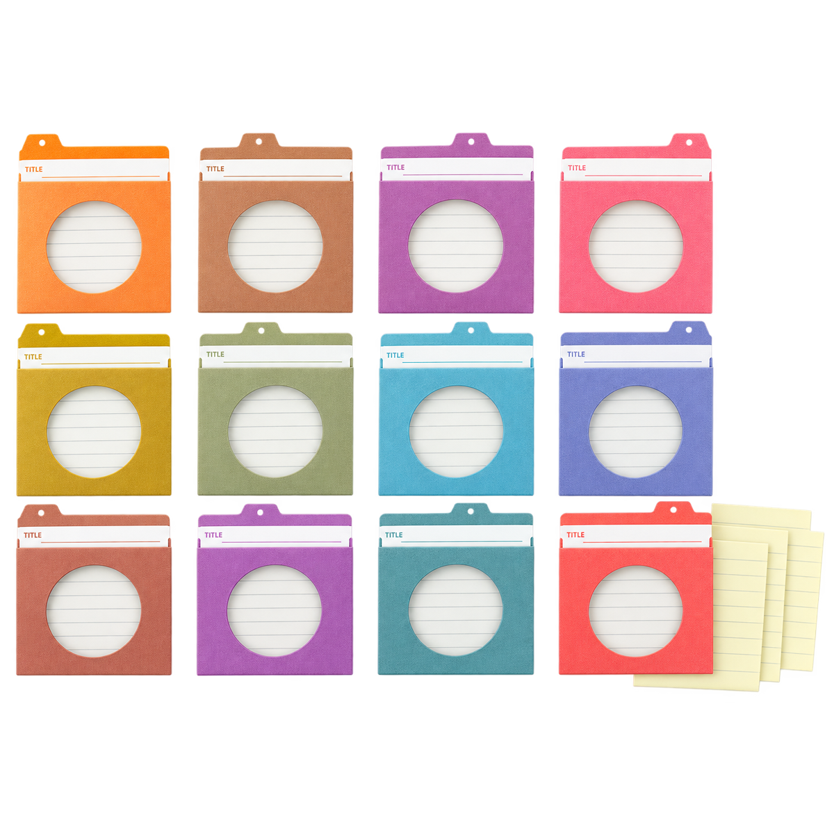 Hobonichi 12 Month Index Pockets - TSUKI no IRO-Pen Boutique Ltd