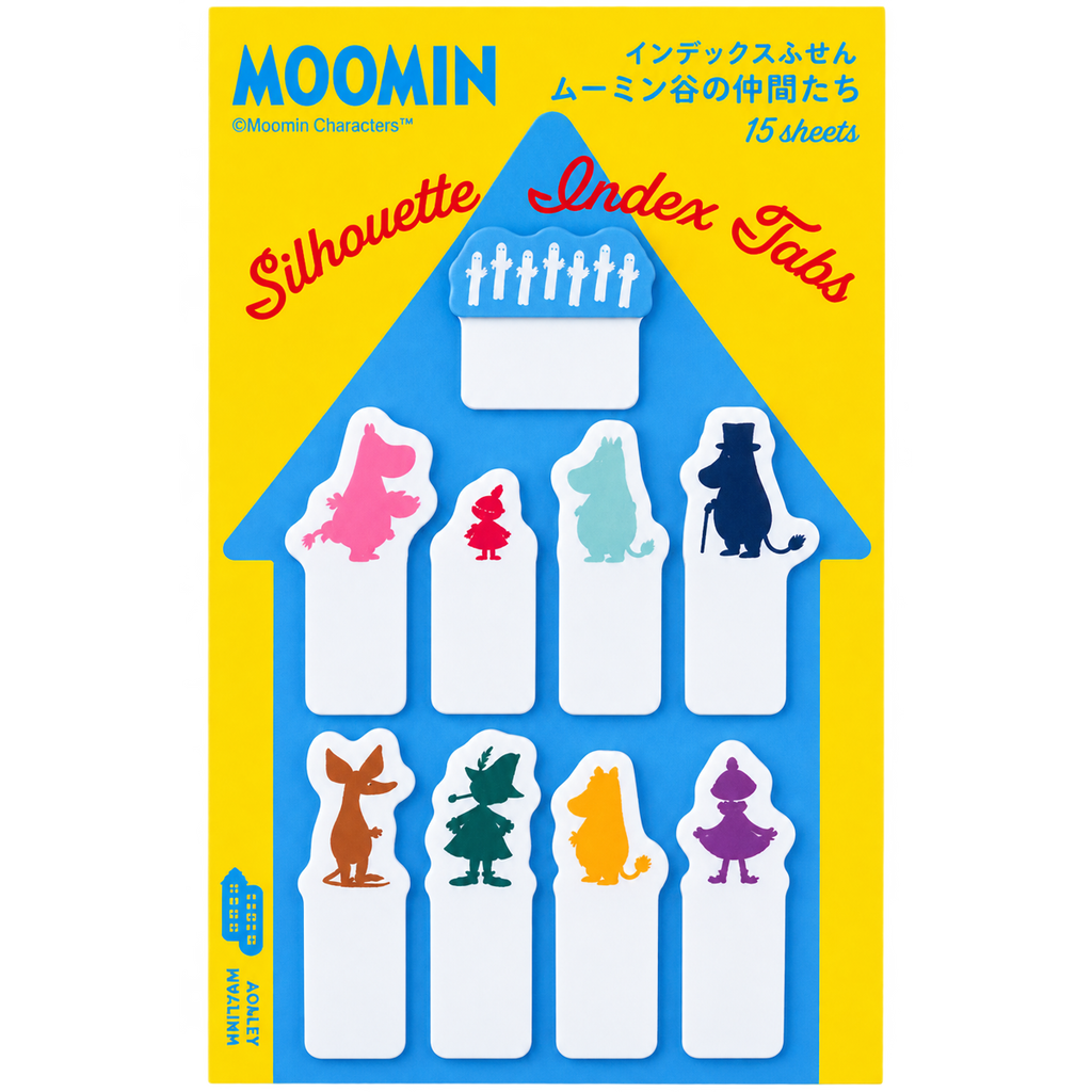 Hobonichi Sticky Notes - Moomin: Index (Friends of Moominvalley)-Pen Boutique Ltd