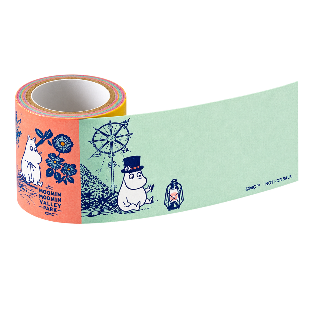 Hobonichi Sticky Note Roll - Moomin (Moomin Family’s Island Life)-Pen Boutique Ltd