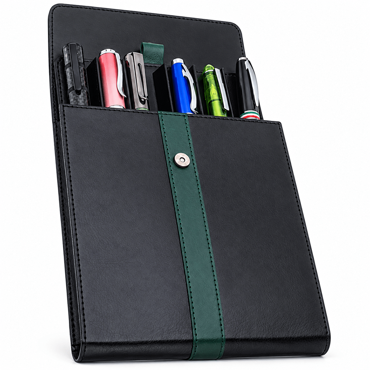 Monteverde Deluxe Collector Vegan Leather 6-Pen Case