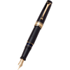 Aurora Optima Fountain Pen - Black - Gold Trim-Pen Boutique Ltd