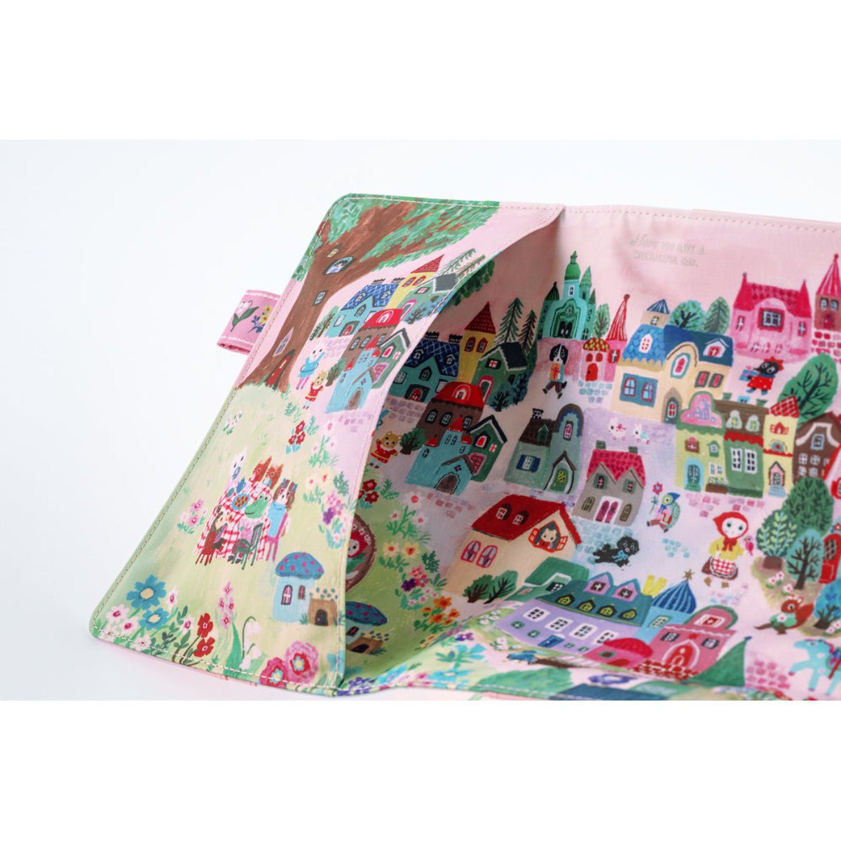 Hobonichi 2027 Cousin Cover - Yumi Kitagishi: White Cat Village - A5 - Pen Boutique Ltd