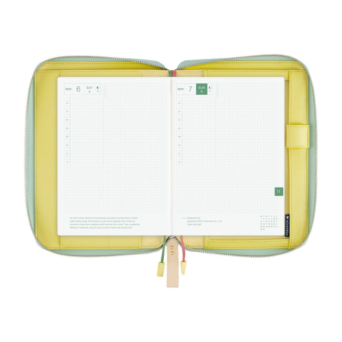 Hobonichi Cousin Cover - Minä Perhonen: Glass Flower Pink Mix - A5 - Pen Boutique Ltd