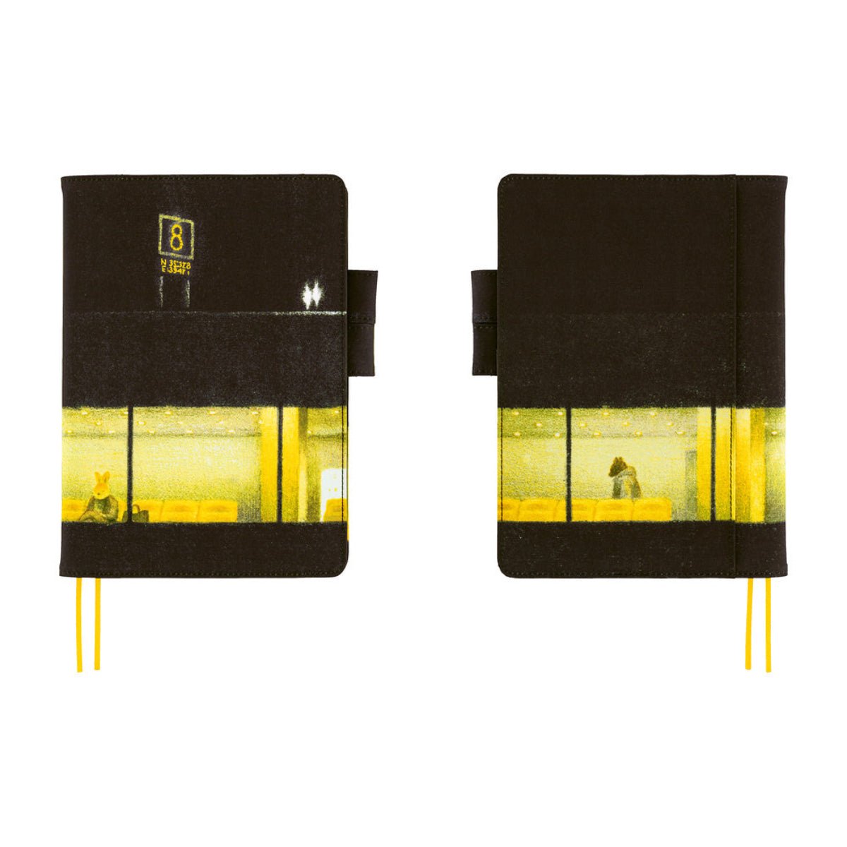 Hobonichi 2027 Cousin Cover - Akiko Miyakoshi: An Airport at Night - A5 - Pen Boutique Ltd